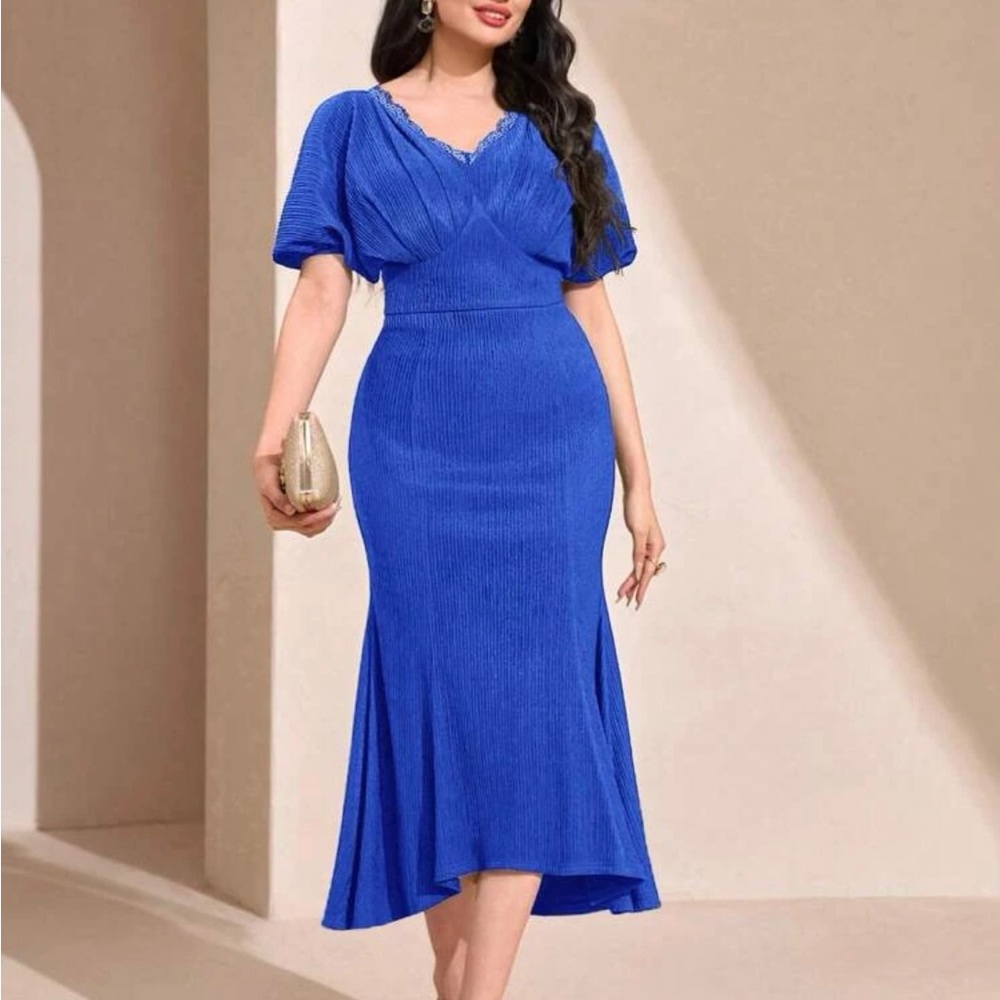 Women’s dark blue dress